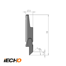 IECHO - E2 - Kiss cut Blade